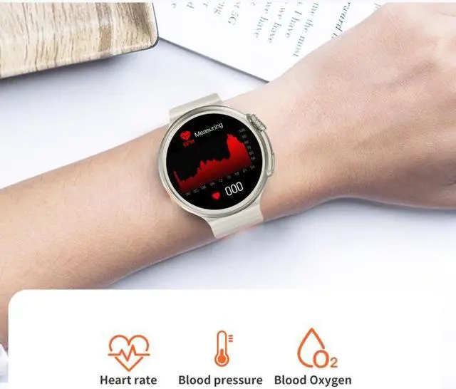 Alt view image 7 of 7 - Z78 Ultra 1.52 inch Round Screen HD Smart Watch Supports Heart Rate/Blood Oxygen Monitoring (Black)