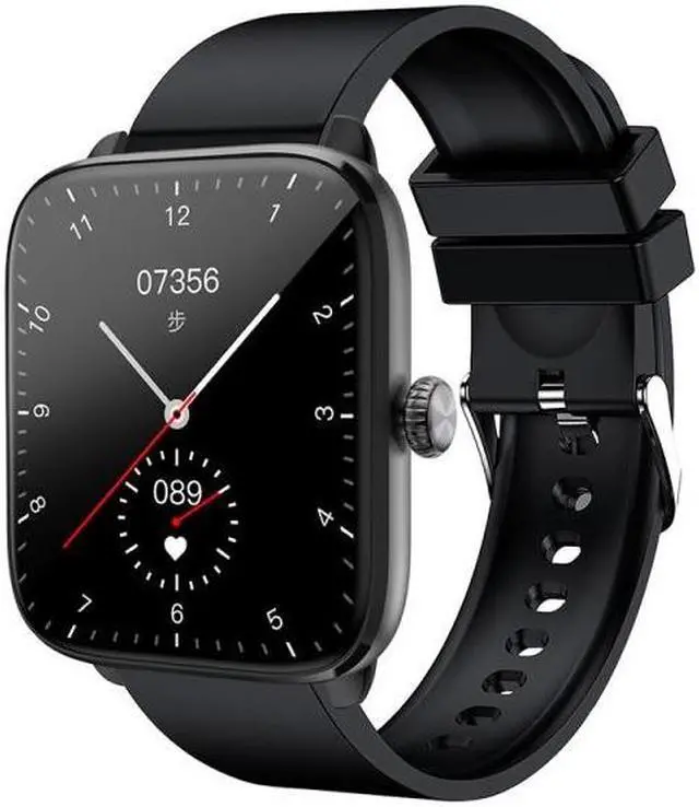 Main image of T20 1.96 inch IP67 Waterproof Silicone Band Smart Watch, Supports Dual-mode Bluetooth Call / Heart Rate Monitoring (Black)