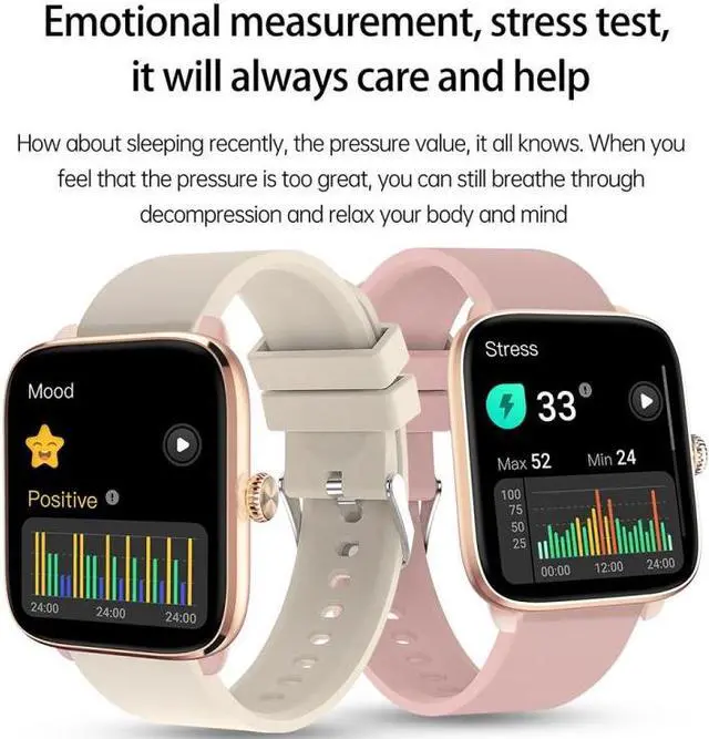Alt view image 6 of 7 - T20 1.96 inch IP67 Waterproof Silicone Band Smart Watch, Supports Dual-mode Bluetooth Call / Heart Rate Monitoring (Pink)