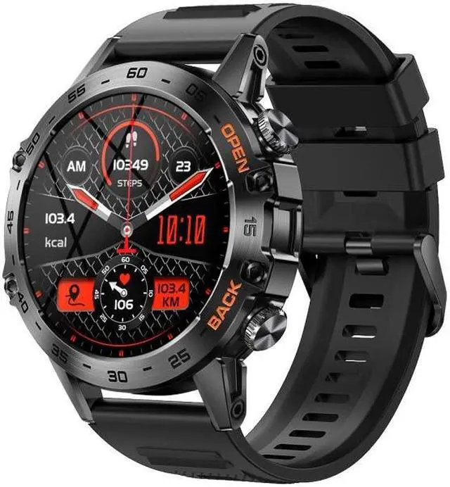 Main image of K52 1.39inch BT5.0 Smart Watch Support Heart Rate/ Sleep Detection (Black)