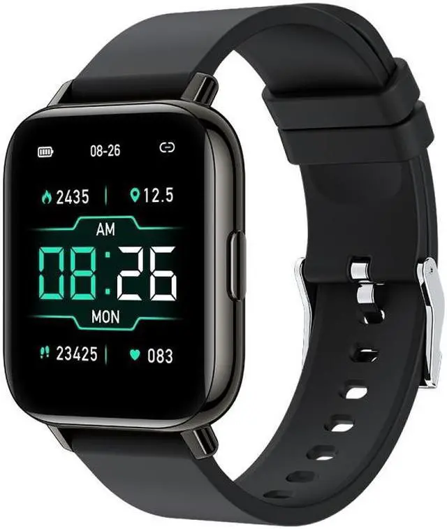 Main image of Rowatch 2S 1.65 inch TFT Screen Smart Watch, Support Blood Pressure Monitoring/Sleep Monitoring 2S (Black) (Black)