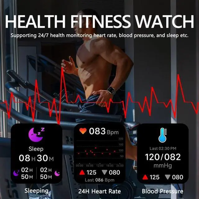 Alt view image 2 of 7 - PG333 1.91 inch Waterproof Smart Sports Watch Support Heart Rate Monitoring / Blood Pressure Monitoring (Yellow)