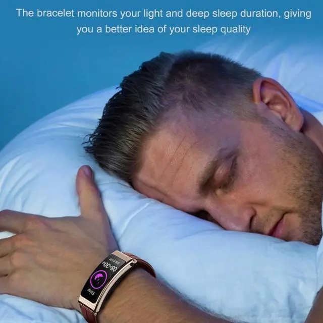 Alt view image 6 of 7 - K13 1.14 inch Silicone Band Earphone Detachable Smart Watch Support Bluetooth Call Silicone Band (Black) (Black)