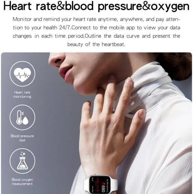 Alt view image 4 of 7 - HW22 Pro 1.75 inch HD Screen Smart Watch, Support Bluetooth Dial/Body Temperature Monitoring (Black)
