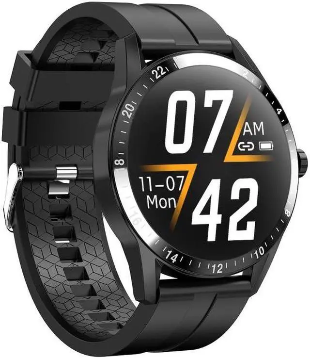 Main image of G20 1.3 inch IPS Color Screen IP67 Waterproof Smart Watch, Support Blood Oxygen Monitoring / Sleep Monitoring / Heart Rate Monitoring, Style: Silicone Strap(Grey) Style: Silicone Strap (Blac