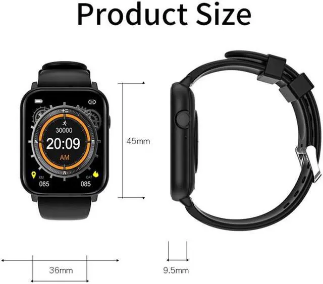 Alt view image 2 of 7 - Q28 Pro 1.8 inch Screen Smart Watch, 64Mb+128Mb, Support Heart Rate Monitoring / Bluetooth Calling / Blood Oxygen Monitoring (Rose Gold)