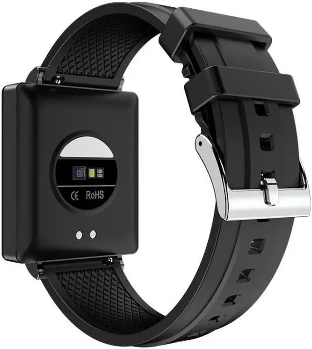 Alt view image 3 of 7 - KS01 1.85 Inch Smart Watch Supports Blood Glucose Detection, Blood Pressure Detection, Blood Oxygen Detection KS01 (Black)
