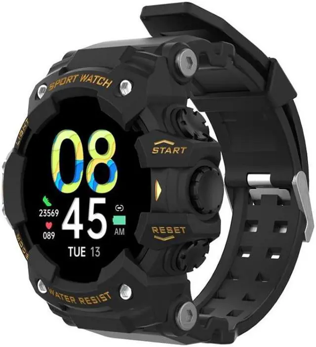 Main image of LC11 1.28 inch TFT Screen Outdoor Sports Smart Watch, IP68 Waterproof Support Heart Rate & Blood Pressure Monitoring (Gold)