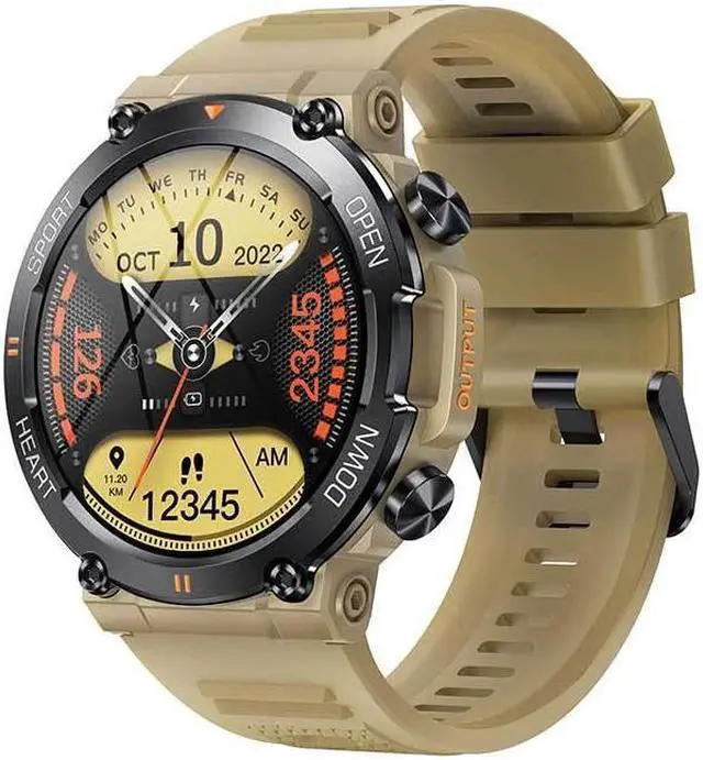Main image of K56pro Three-Proof Call Smart Watch Music Weather 1.39 Inch Heart Rate Blood Pressure Blood Oxygen Smart Watch (Grey)