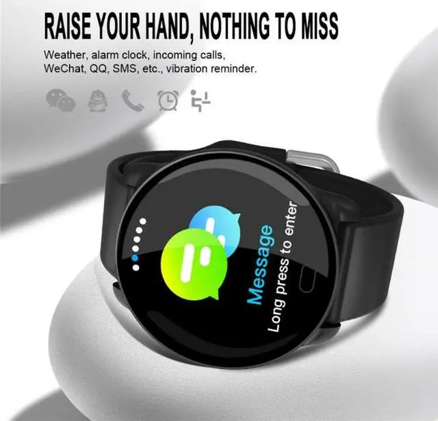 Alt view image 5 of 7 - K9 1.22 inch Color Screen TPU Watchband Smart Bracelet, Support Call Reminder/ Heart Rate Monitoring /Blood Pressure Monitoring/ Sleep Monitoring/Blood Oxygen Monitoring (Rose Gold)