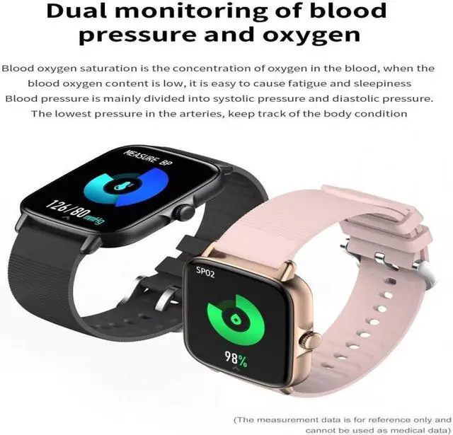 Alt view image 3 of 6 - KT58 IP67 1.69 inch Color Screen Smart Watch (Black)