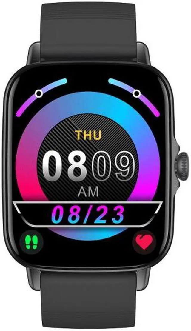 Alt view image 5 of 6 - KT58 IP67 1.69 inch Color Screen Smart Watch (Black)