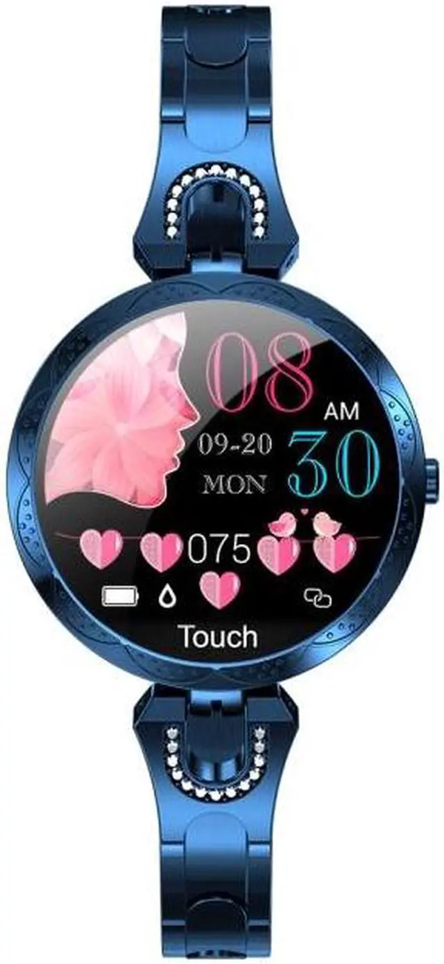 Alt view image 2 of 7 - AK15 Fashion Smart Female Bracelet, 1.08 inch Color LCD Screen, IP67 Waterproof, Support Heart Rate Monitoring / Sleep Monitoring / Remote Photography (Rose Gold)