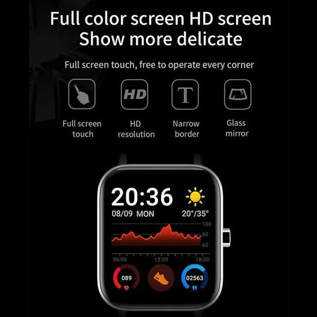 Alt view image 7 of 7 - H10 1.69 inch Screen Bluetooth Call Smart Watch, Support Heart Rate/Blood Pressure/Sleep Monitoring, Color: Gold Net+Silicone Gold Net+Silicone