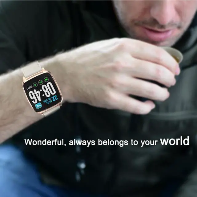 Alt view image 5 of 7 - M8 1.3 inch IPS Color Screen Smart Bracelet IP67 Waterproof, Support Step Counting / Call Reminder / Heart Rate Monitoring / Sleep Monitoring (Black)