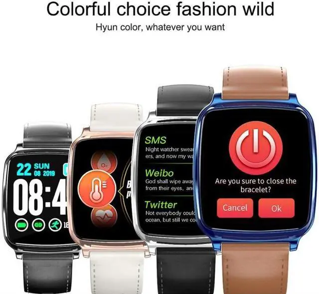 Alt view image 6 of 7 - M8 1.3 inch IPS Color Screen Smart Bracelet IP67 Waterproof, Support Step Counting / Call Reminder / Heart Rate Monitoring / Sleep Monitoring (Black)