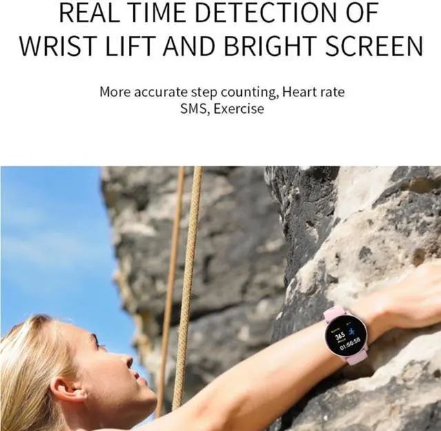 Alt view image 7 of 7 - W9 Smart Sport Bracelet, Support Heart Rate Detection & Pedometer & Sedentary Reminder & Sleep Monitoring (Blue) Black