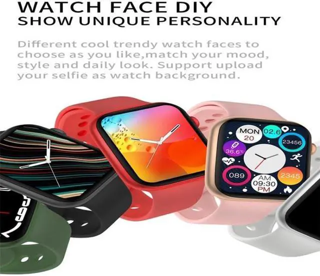 Alt view image 3 of 7 - i7 PRO+ 1.75 inch Color Screen Smart Watch, Support Bluetooth Calling / Heart Rate Monitoring (Black)