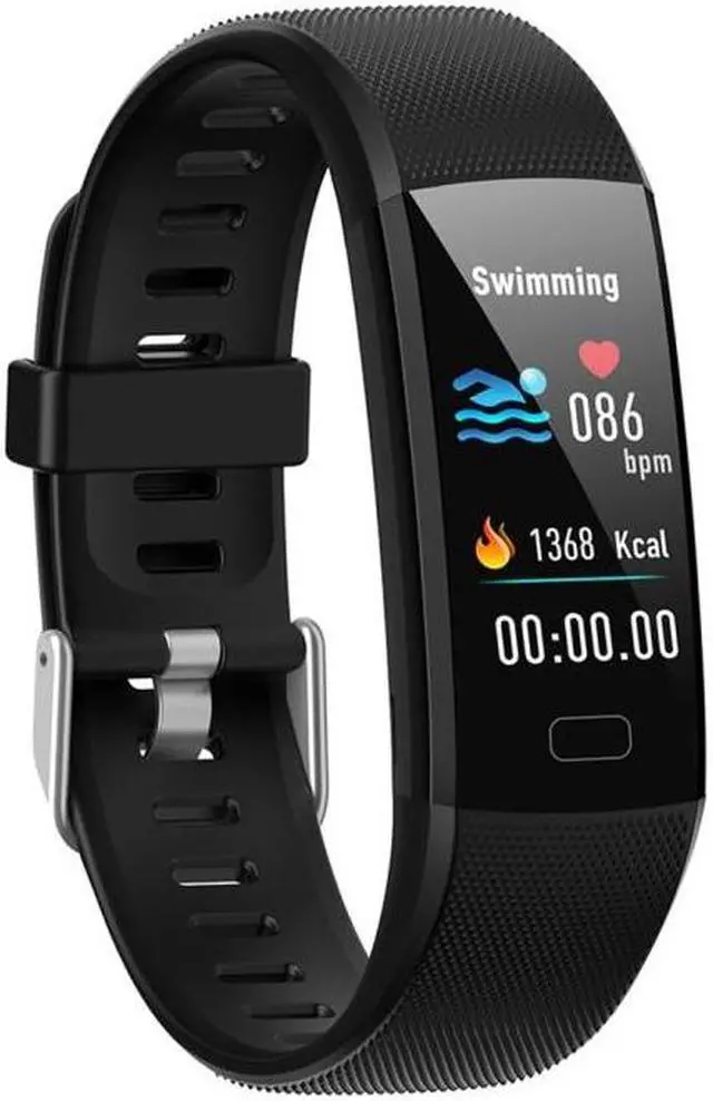 Alt view image 2 of 7 - Y10 0.96 inch TFT Color Screen Smart Bracelet, Support Call Reminder/ Heart Rate Monitoring /Blood Pressure Monitoring/ Sleep Monitoring/Blood Oxygen Monitoring (Red)