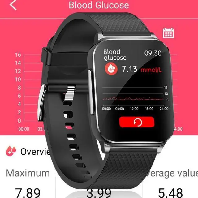 Alt view image 6 of 7 - EP03 1.83 inch Color Screen Smart Watch,Support Heart Rate Monitoring / Blood Pressure Monitoring (Silver)