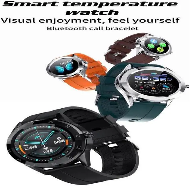 Alt view image 2 of 7 - Y10 1.54inch Color Screen Smart Watch IP68 Waterproof,Support Heart Rate Monitoring/Blood Pressure Monitoring/Blood Oxygen Monitoring/Sleep Monitoring (Black)