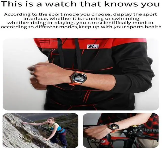 Alt view image 6 of 7 - Y10 1.54inch Color Screen Smart Watch IP68 Waterproof,Support Heart Rate Monitoring/Blood Pressure Monitoring/Blood Oxygen Monitoring/Sleep Monitoring (Black)