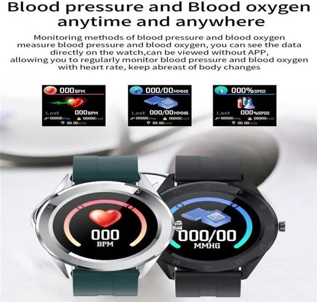 Alt view image 7 of 7 - Y10 1.54inch Color Screen Smart Watch IP68 Waterproof,Support Heart Rate Monitoring/Blood Pressure Monitoring/Blood Oxygen Monitoring/Sleep Monitoring (Black)