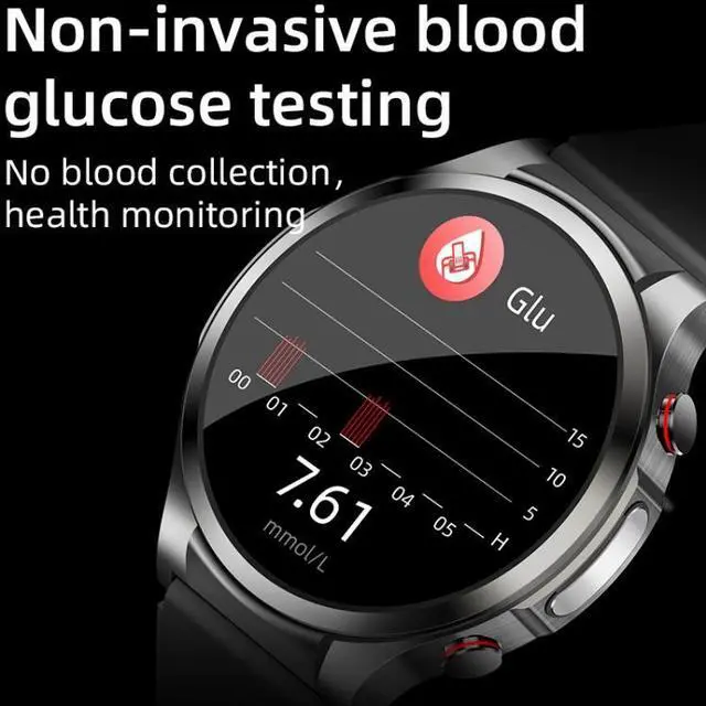 Alt view image 3 of 7 - W11 1.32 inch Color Screen Smart Watch,Support Heart Rate Monitoring / Blood Pressure Monitoring (Black)