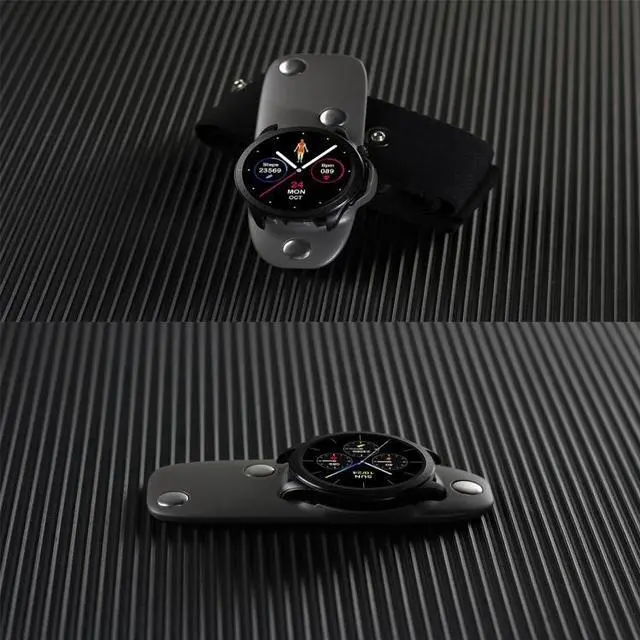 Alt view image 5 of 7 - E420 1.39 inch Color Screen Smart Watch,Steel Strap,Support Heart Rate Monitoring / Blood Pressure Monitoring (Black)