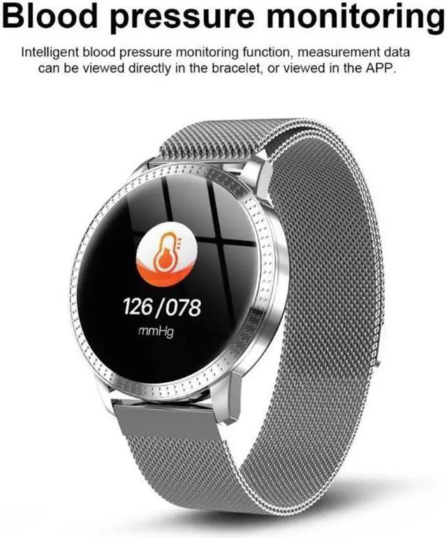 Alt view image 7 of 7 - CF18 1.22 inch Color Screen IPX67 Waterproof Bluetooth Smartwatch, Support Call Reminder/ Heart Rate Monitoring /Blood Pressure Monitoring/ Sleep Monitoring (Pink)