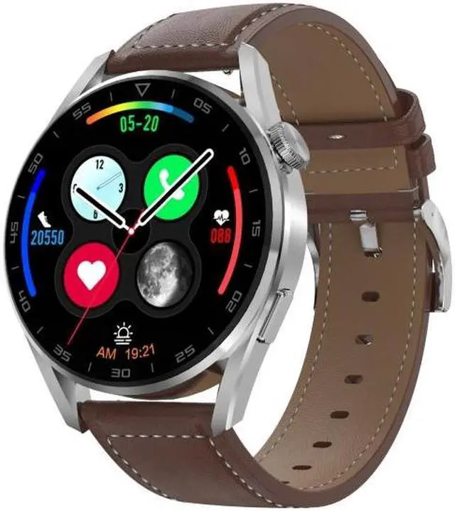 Main image of DT3pro 1.36 inch Color Screen Smart Watch, IP67 Waterproof,Leather Watchband,Support Bluetooth Call/Heart Rate Monitoring/Blood Pressure Monitoring/Blood Oxygen Monitoring/Sleep Monitoring (