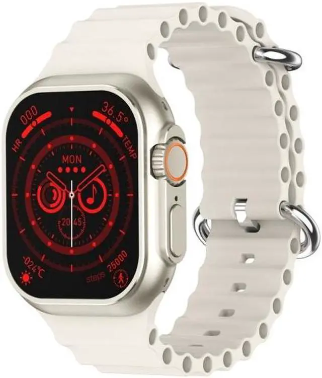 Main image of W800 Ultra 2.02 inch Color Screen Smart Watch,Support Heart Rate Monitoring / Blood Pressure Monitoring (White)