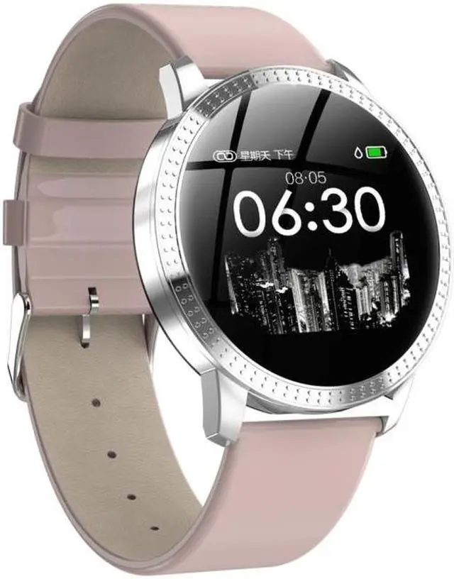 Main image of CF18 1.22 inch Color Screen IPX67 Waterproof Bluetooth Smartwatch, Support Call Reminder/ Heart Rate Monitoring /Blood Pressure Monitoring/ Sleep Monitoring (Pink)
