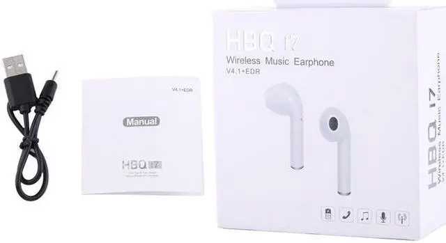 Alt view image 3 of 6 - HBQ-i7 TWS In-Ear Wireless Bluetooth Music Earphone Bluetooth V4.2 + EDR With 1 Connect 2 Function Support Handfree Call, For iPhone, Galaxy, Huawei, Xiaomi, LG, HTC and Other Smart Phones (