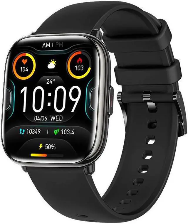 Alt view image 7 of 7 - Hd12 Full Screen Bluetooth Calling Smart Watch Blood Pressure Heart Rate Blood Oxygen Multi Sport Smart Watch (Pink)