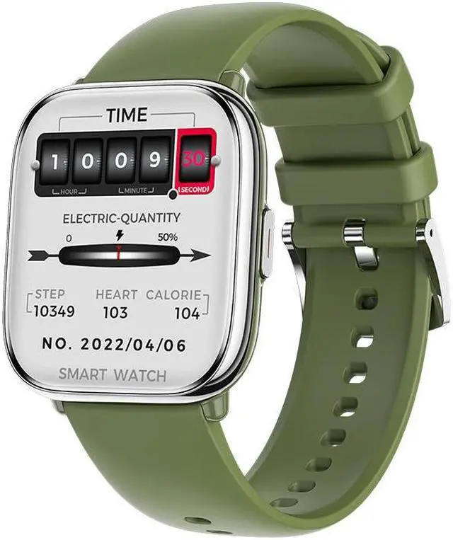 Alt view image 4 of 7 - Hd12 Full Screen Bluetooth Calling Smart Watch Blood Pressure Heart Rate Blood Oxygen Multi Sport Smart Watch (Pink)
