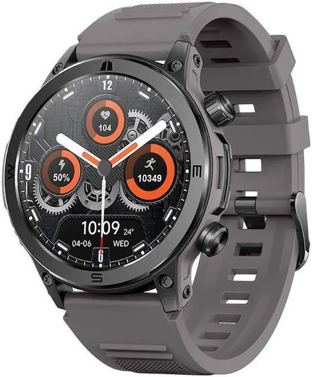 Alt view image 3 of 7 - Hm38 Bluetooth Call Smart Watch Outdoor Sports Heart Rate Blood Oxygen Health Monitoring Multi-Sports Smart Watch (Black)