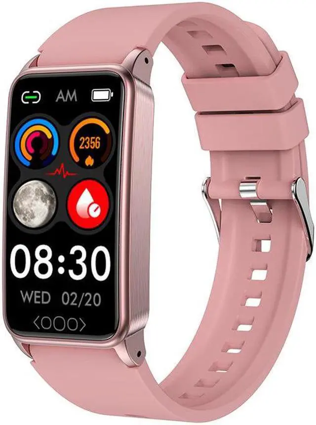 Main image of Tk71pro Blood Sugar Body Temperature Smart Bracelet Uric Acid Blood Lipid Heart Rate Blood Pressure More Than Smart Sport Bracelet (Pink)
