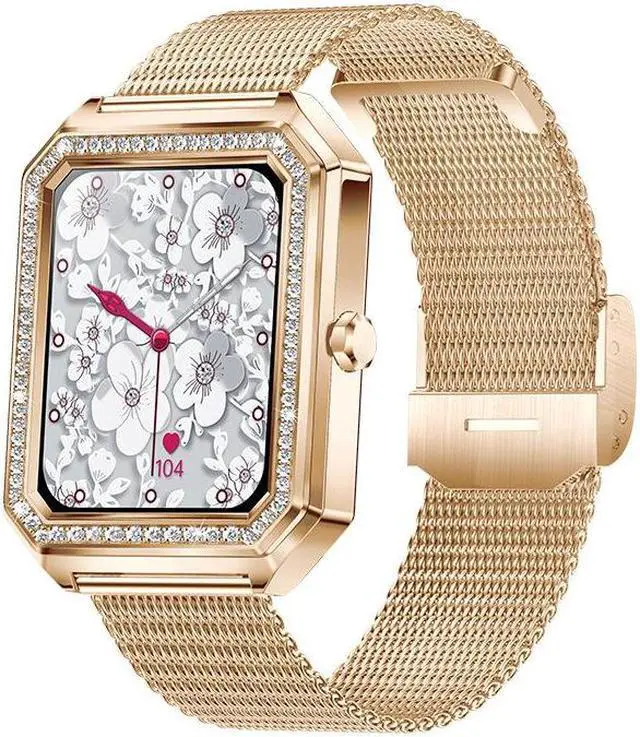 Alt view image 5 of 7 - I88 Women's Bluetooth Calling Smart Watch Women's Health Heart Rate Blood Pressure More Than Sport Smart Watch (Pink)
