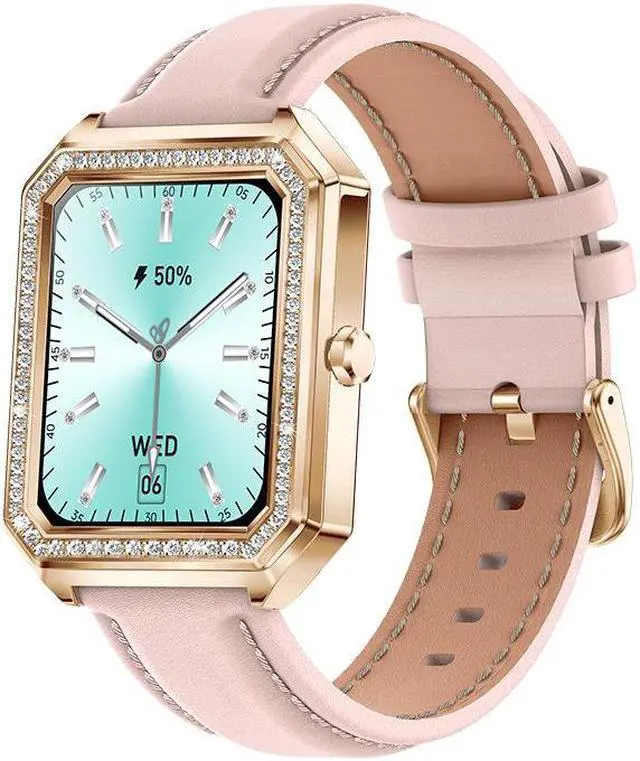 Alt view image 6 of 7 - I88 Women's Bluetooth Calling Smart Watch Women's Health Heart Rate Blood Pressure More Than Sport Smart Watch (Pink)