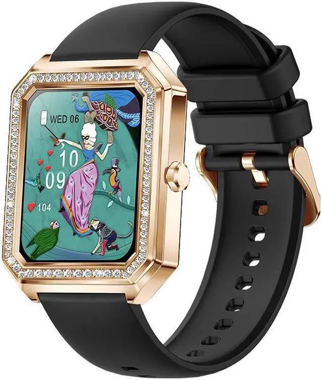 Alt view image 7 of 7 - I88 Women's Bluetooth Calling Smart Watch Women's Health Heart Rate Blood Pressure More Than Sport Smart Watch (Pink)