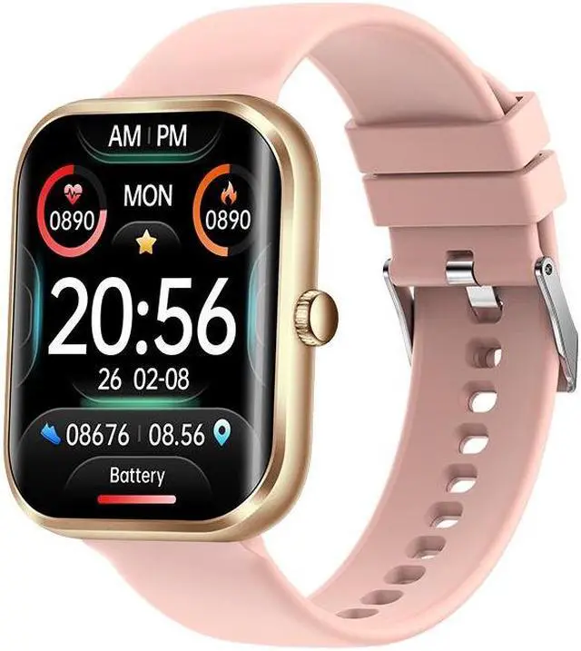 Alt view image 6 of 7 - Ak58 Bluetooth Calling Smart Watch 1.96-Inch Heart Rate Blood Pressure More Than Sport Smart Watch (Silver)