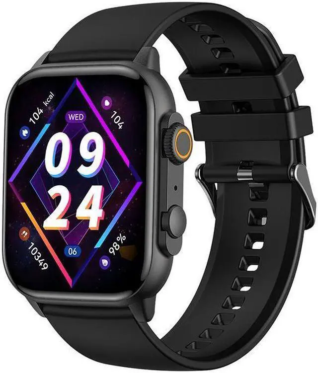 Main image of Hk95 Bluetooth Call Smart Watch 1.95 Inch Heart Rate Blood Pressure Blood Oxygen Monitoring Multi-Sport Smart Watch (Black)