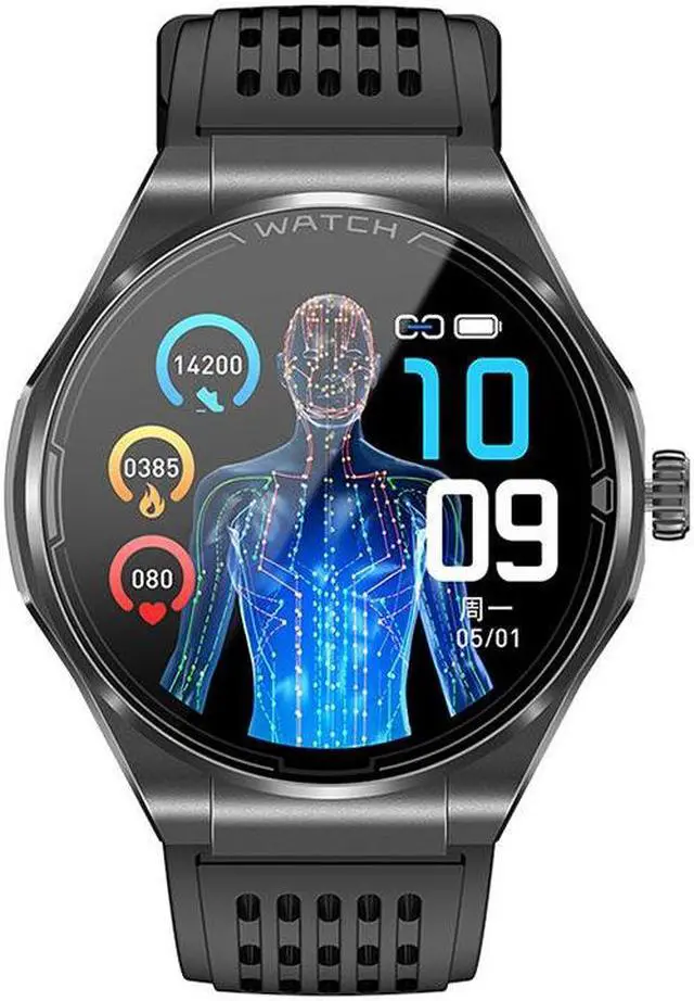 Alt view image 5 of 7 - Ja03 Bluetooth Calling Smart Watch Heart Rate Blood Glucose Blood Lipid Uric Acid Radiation Monitoring Women's Health Sports Watch (Silver)