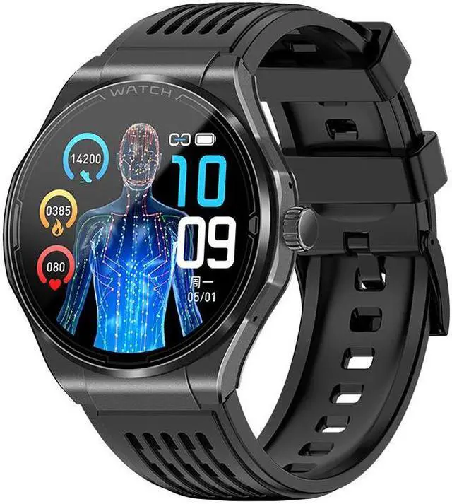 Alt view image 2 of 7 - Ja03 Bluetooth Calling Smart Watch Heart Rate Blood Glucose Blood Lipid Uric Acid Radiation Monitoring Women's Health Sports Watch (Silver)