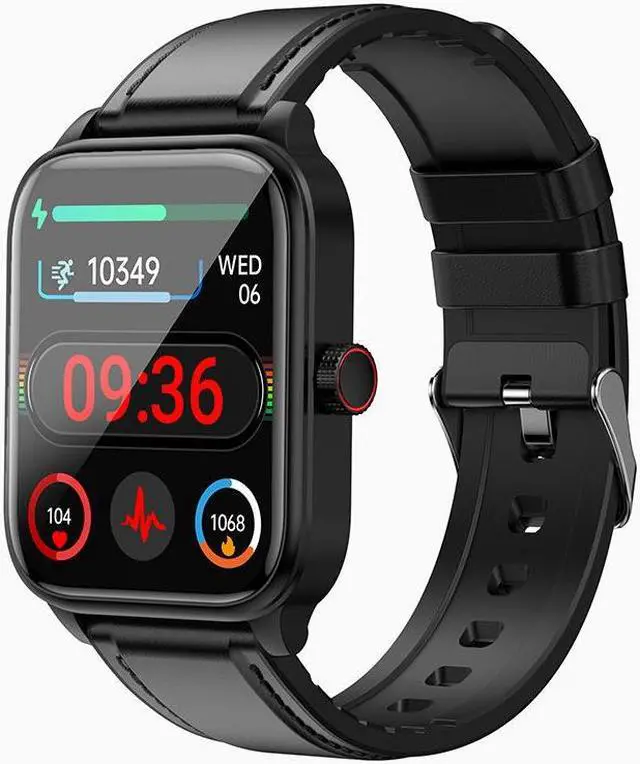 Alt view image 6 of 7 - Et540 Bluetooth Calling Smart Watch Ecg Heart Rate Blood Pressure Women Health Multi-Sports Watch (Brown Leather)