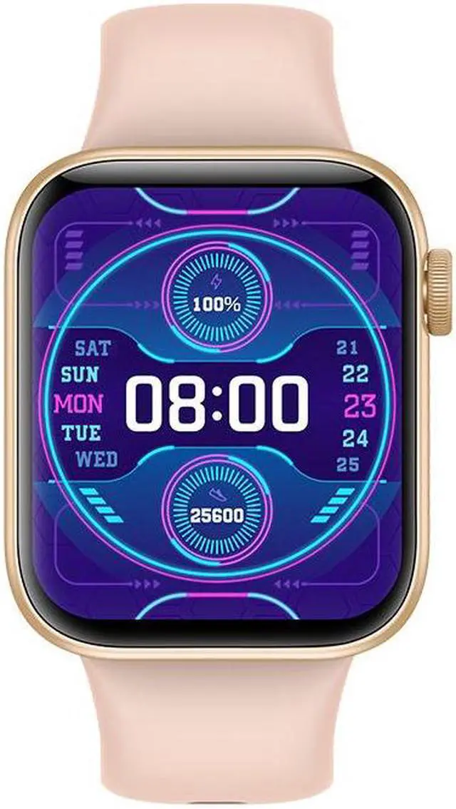Alt view image 5 of 7 - P45l31 Bluetooth Call Smartwatch Heart Rate Blood Pressure Multi-Exercise Female Transcoder Smartwatch (Blue) Black