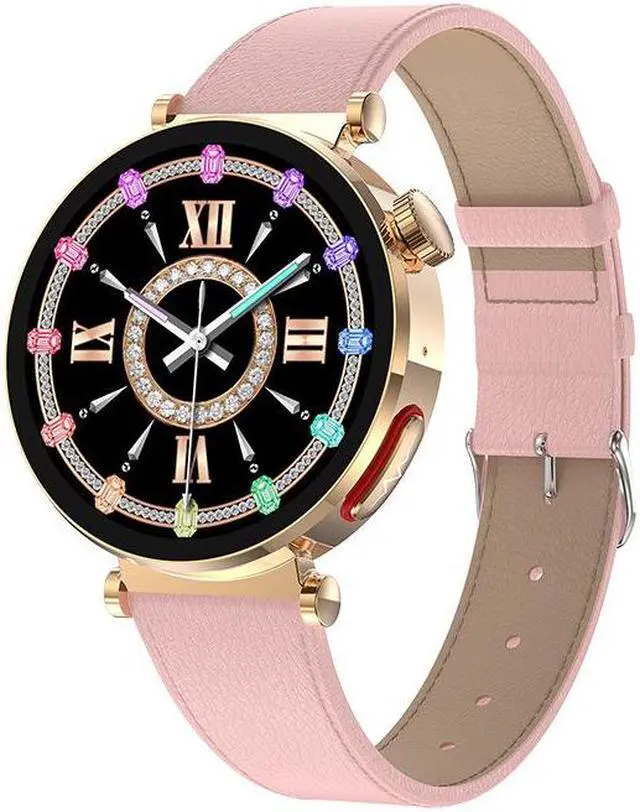 Alt view image 3 of 7 - Et490 Women's Ecg Smart Watch Bluetooth Calling 1.27-Inch Blood Lipid Uric Acid Multi-Sports Smart (Gold Steel)