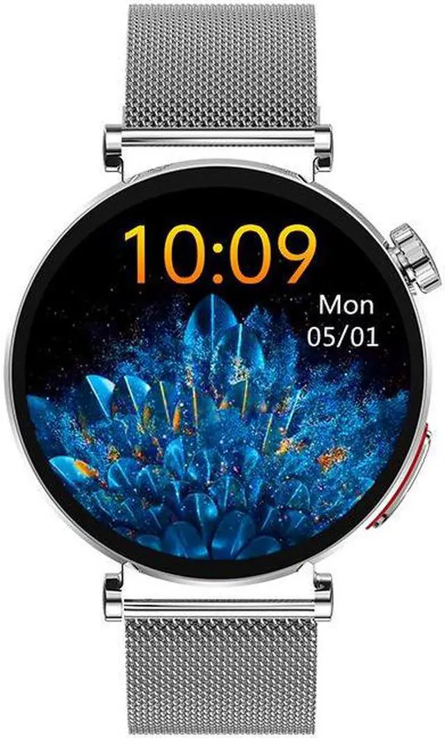 Alt view image 5 of 7 - Et490 Women's Ecg Smart Watch Bluetooth Calling 1.27-Inch Blood Lipid Uric Acid Multi-Sports Smart (Gold Steel)