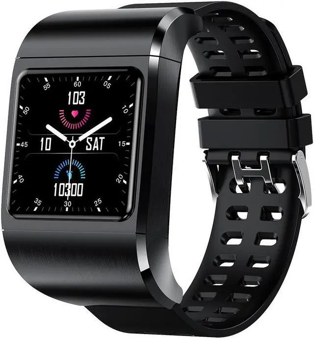 Alt view image 2 of 2 - G36pro Smart Bracelet Bluetooth Phone Headset 2-In-1 Color Screen Heart Rate Bracelet Blood Pressure Monitoring Sports Bracelet (Silver)